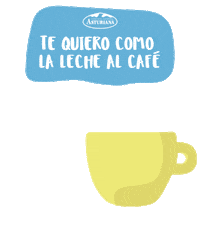 coffee top Sticker by Central Lechera Asturiana