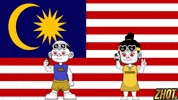 Kuala Lumpur Flag GIF by Zhotcita