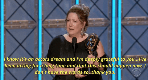 ann dowd i know its an actors dream and im deeply grateful to you GIF by Emmys