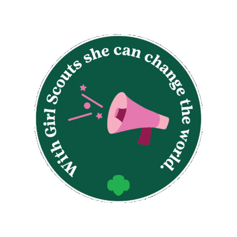 Girlscout Changetheworld Sticker by Girl Scouts of Greater Iowa