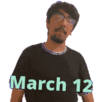 March 12 Sticker