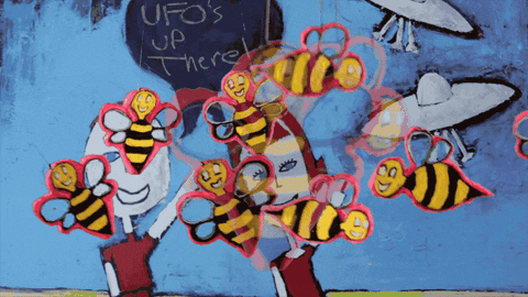 bees bumblebees GIF by Carl Knickerbocker