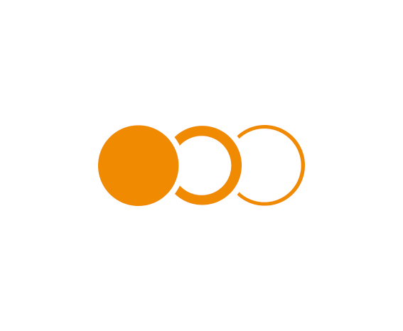 Logo Orange Sticker by rasterfabrik