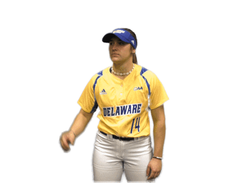 College Sports Fun Sticker by Delaware Blue Hens