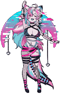 RavennaNya anime twitch jump cheer Sticker
