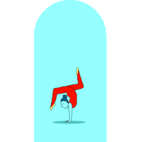ayrtonmakes handstand contortion contortionist handbalancing Sticker