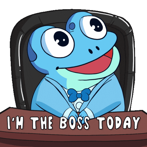 Boss Ceo Sticker by Croakey