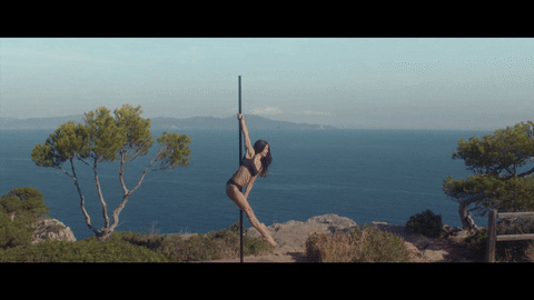 athletic pole dancer GIF by Clean Bandit