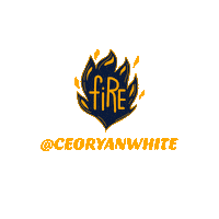 Fire Swipe Sticker by Ryan White