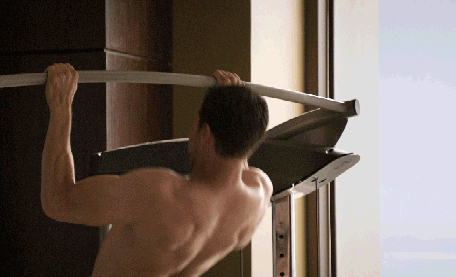 jamie dornan workout GIF by Fifty Shades
