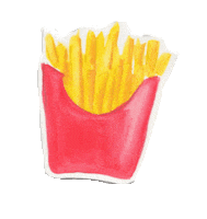 Hungry Fast Food Sticker by Color Snack Creative Studio
