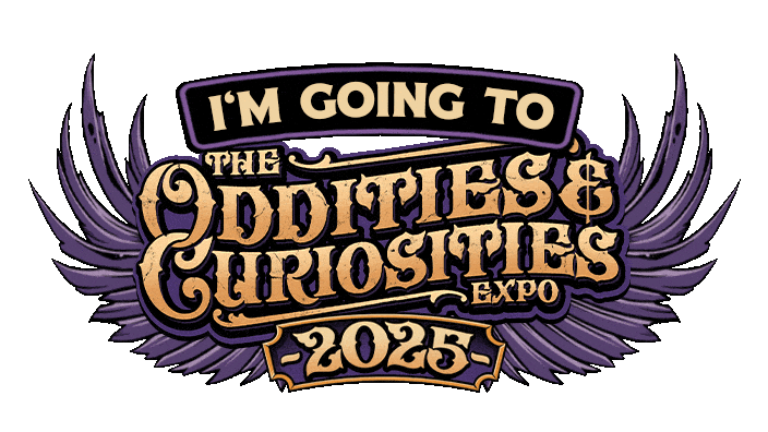 Halloween Metal Sticker by Oddities & Curiosities Expo