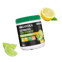 Lemon Lime Extra Strength Sticker by Organika Health Products