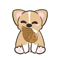 Dog Food Corgi Sticker