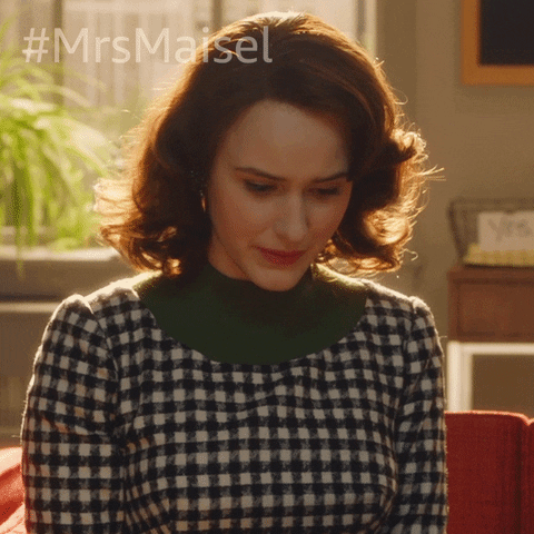 Rachel Brosnahan Prime Video GIF by The Marvelous Mrs. Maisel