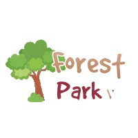 eleveeofficial green tree forest park Sticker