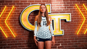 Georgia Tech Volleyball GIF by Georgia Tech Yellow Jackets