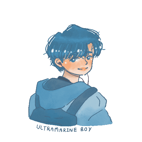 lilyfps giphyupload boy blue boy ultramarine Sticker