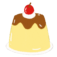 Pudding Sticker