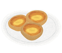 Egg Tart Sticker