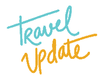 Travel Update Sticker by Younique Ventures