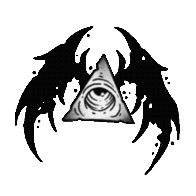 Graventattoo illuminati gravedave wingedeye eyewings Sticker