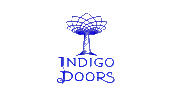 Blue Sticker by Indigo Doors