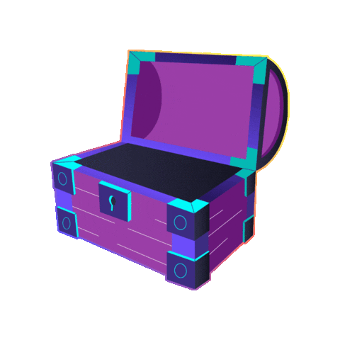 Treasure Chest Twitch Sticker by Partie
