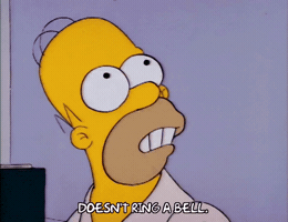 Confused Season 3 GIF by The Simpsons