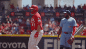 Celebration Yell GIF by Cincinnati Reds