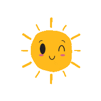 Happy Sun Sticker