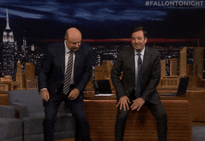 fallontonight awkward exercise jimmy fallon move GIF