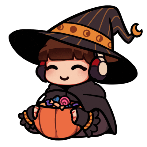 Trick Or Treat Halloween Sticker by Lofi Girl