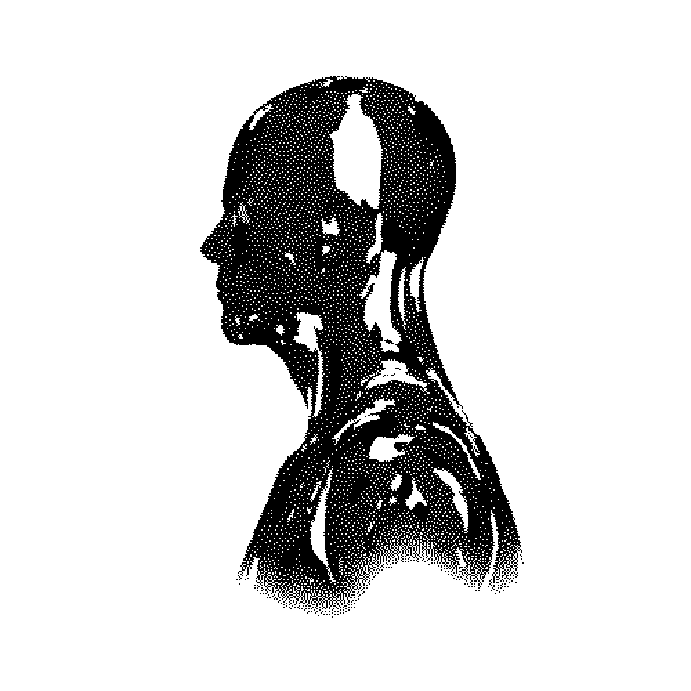 Head Virus Sticker by virartz