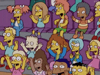 Happy The Simpsons GIF
