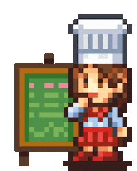 Pastry Shop 8Bit Sticker