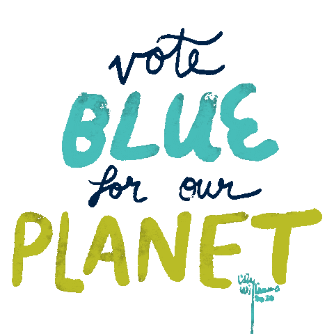 lwbean nature vote earth planet Sticker