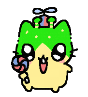 Whimsy Aliencat Sticker