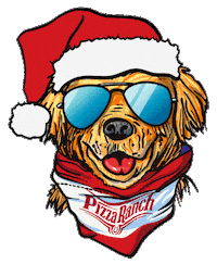 Golden Retriever Dog Sticker by Pizza Ranch