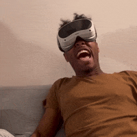 filsdelachance vr peur crie fils de la chance GIF
