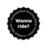 Sticker Wanna Sticker by Verne Robotaxi