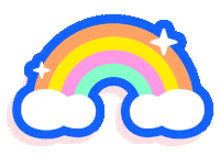 victoria university rainbow Sticker by Stickerbaby