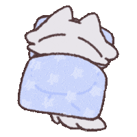 Good Night Cat Sticker