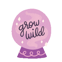 Sparkling Crystal Ball Sticker by Katie Thierjung / The Uncommon Place