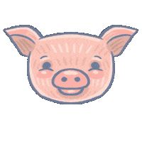 MarteLuna_VeganArt food friends vegan not Sticker