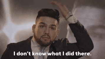 I Don't Know What I Did There