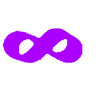 ENABLE3D giphygifmaker 3d purple endless Sticker