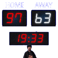 63 Away Sticker