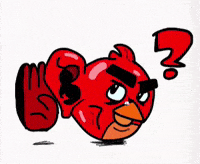 Angry Birds Listening GIF