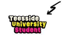 Happy Student Sticker by TeessideUni